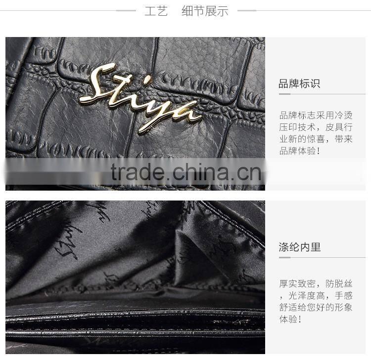 2016 fashion lady bag leather bag