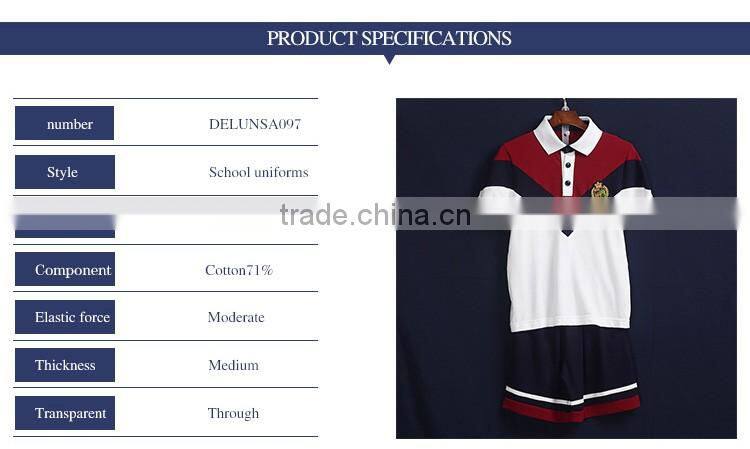 Stylish Summer Colors School Uniform Polo Shirts Design