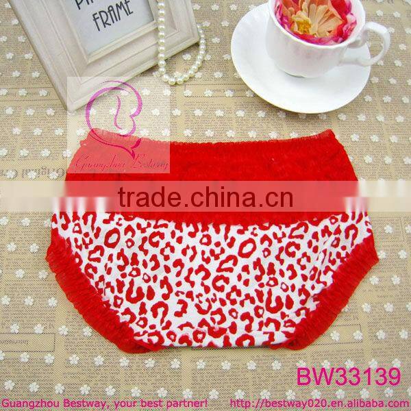 Hot red fancy womens knicker panties