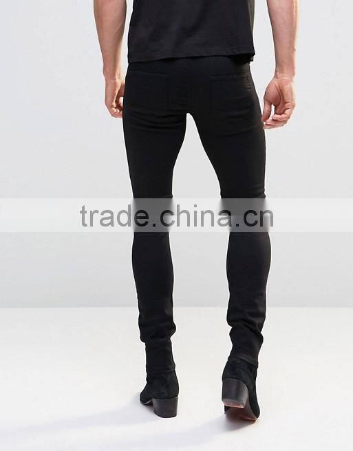 custom leather labels for scratch jeans new fashion jeans pants