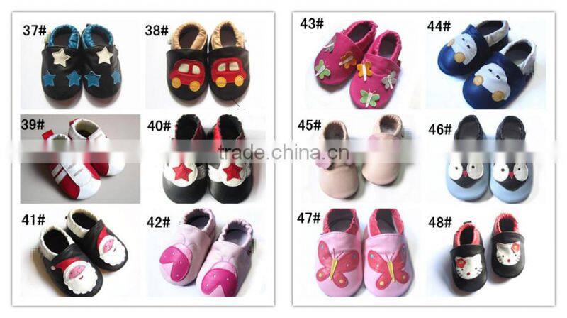 boy design best selling soft sole cheap leather baby shoes