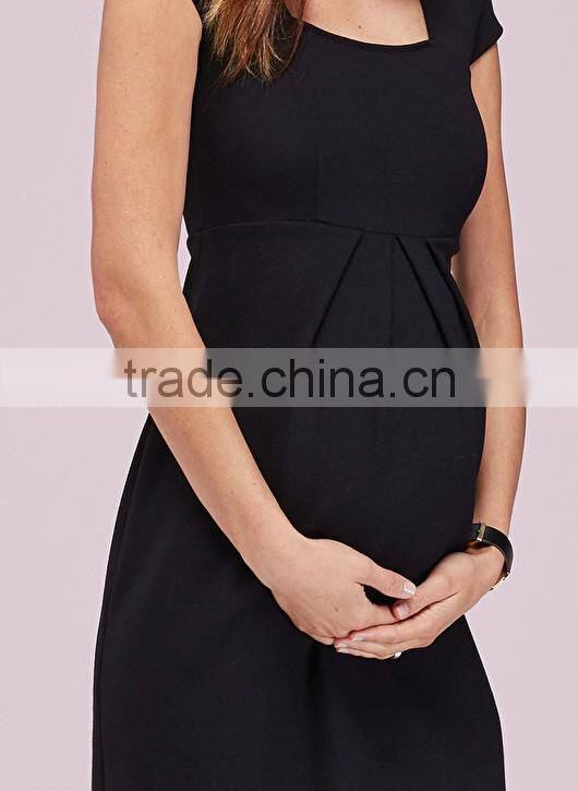 New ladies fashion maternity dress 2017 design pregnant clothes manufacturers