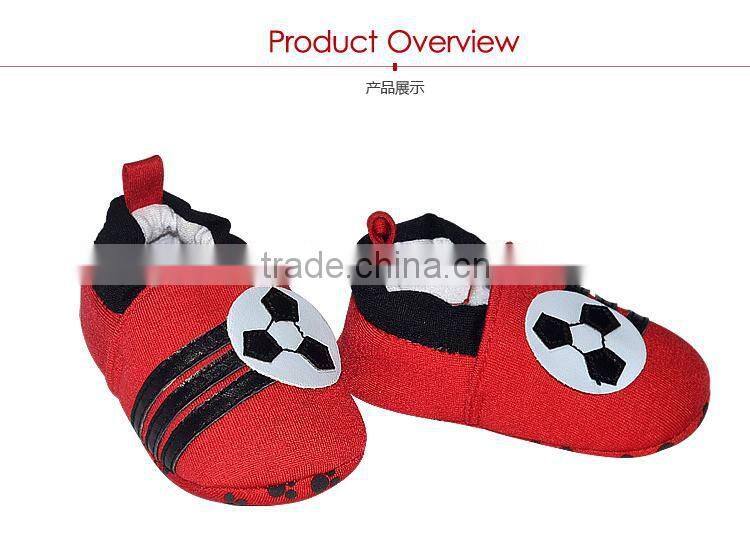 Breathable cotton soccer baby footwear