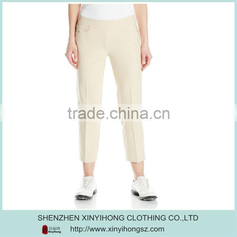 OEM Service Dry Fit Performance Golf Trousers , ladies golf pants with high quality