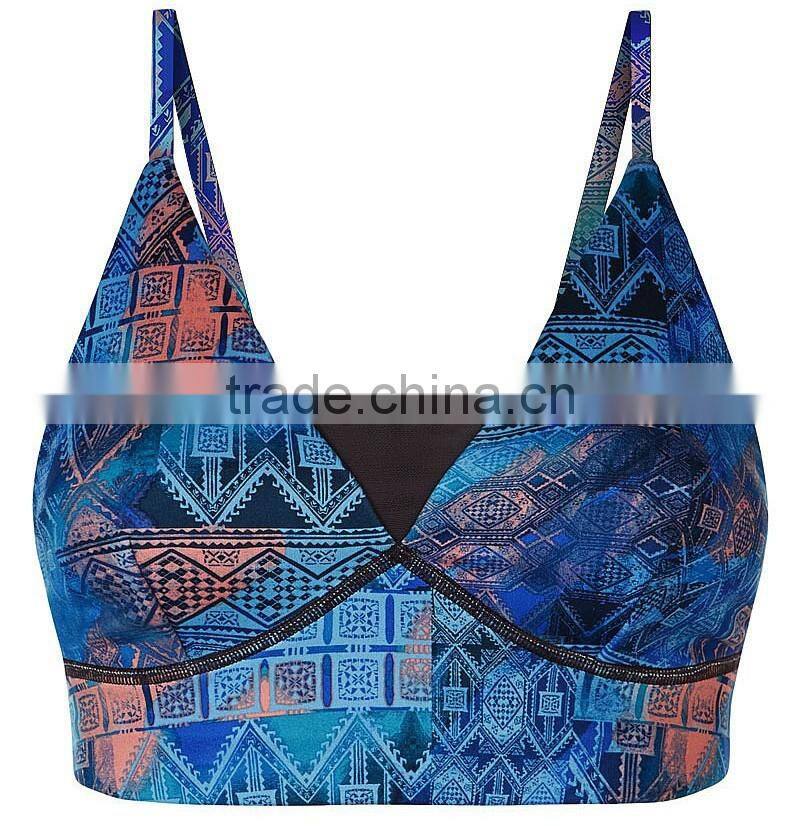 Factory price wholesale custom branded young ladies sexy sports bra