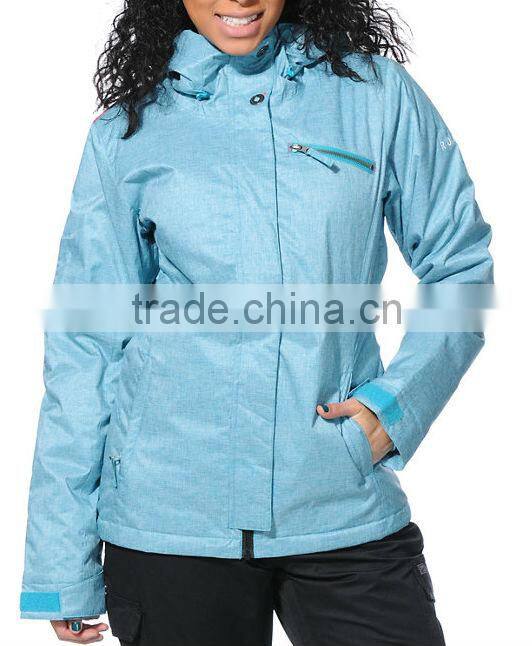 OEM Camp Blue Women's 2014 Waterproof Snowboard Jacket Of China