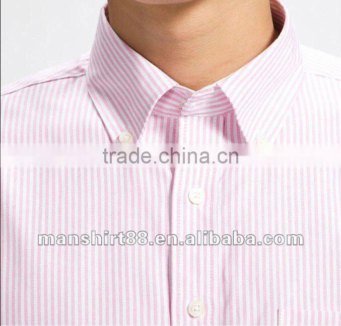 latest fashion design mens striped oxford shirt