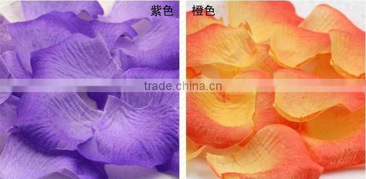 Festival decoration flower silk rose petals wholesale--37 color for choose