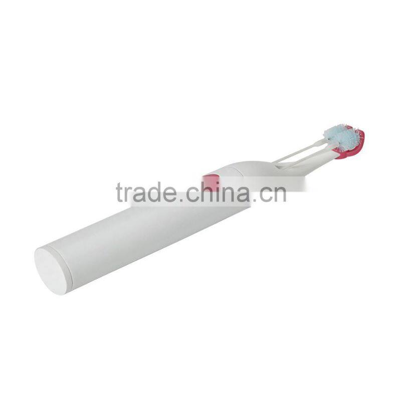 Kids and adult electric toothbrush with double heads holder