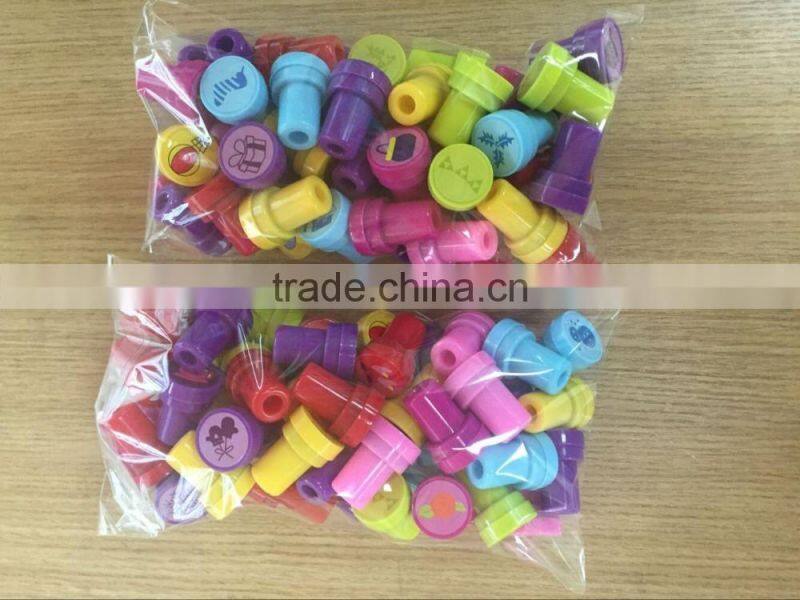 Kids plastic stamp Self inking stamp