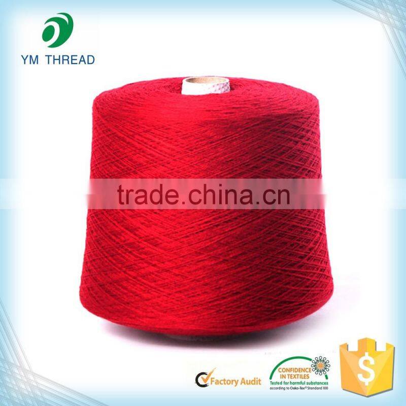Cone Dyed Fabric Socks Yarn 100% Polyester Spun Yarn 30/1