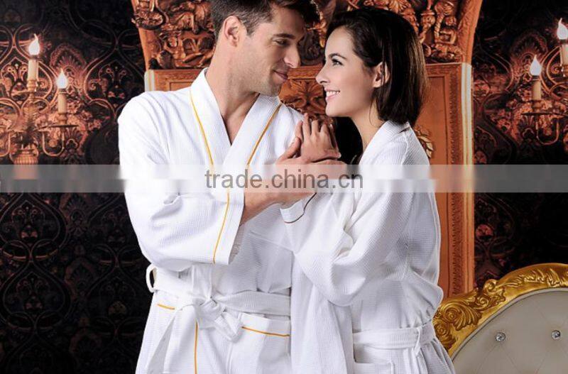 home and hotel couples 100 cotton Waffle bathrobe