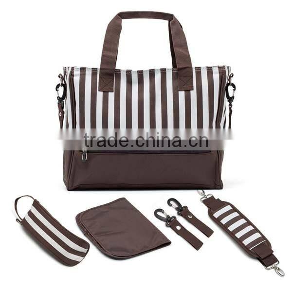 5pcs nappy pouch changing mat adult baby diaper bag
