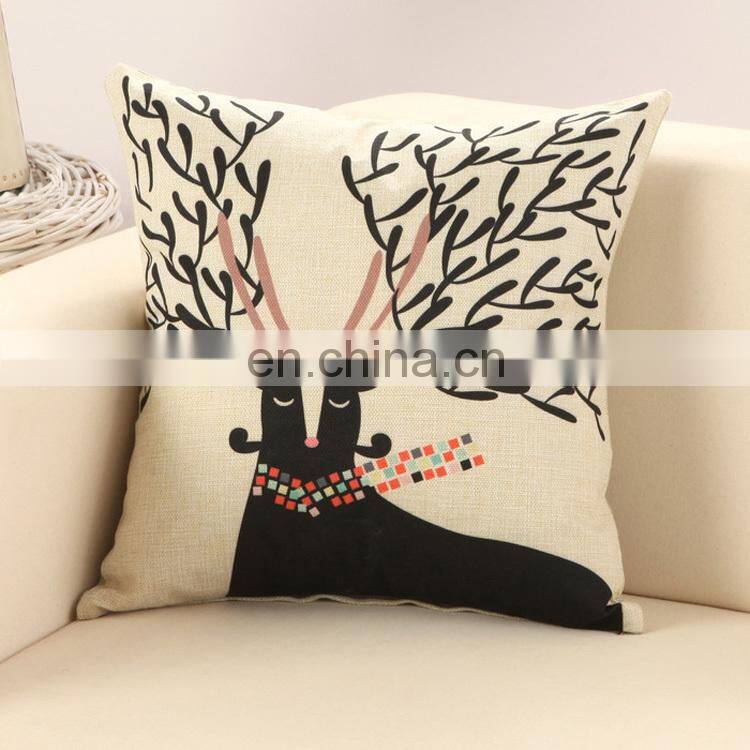 Deer Theme Pillow Car Cushion Cover Wholesale