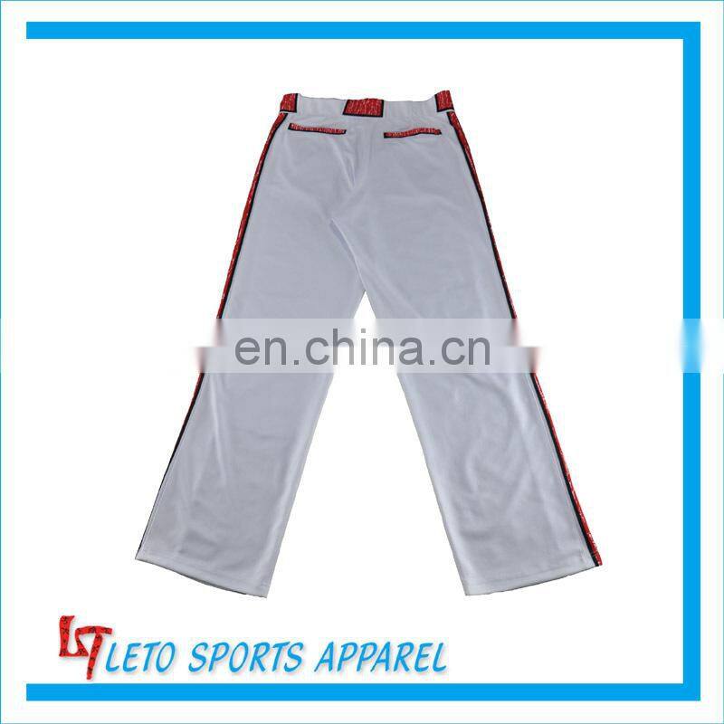 Customized Polyester Relaxed Fit Youth Baseball Pants,New Style cheap baseball trousers ,Breathable Unisex Uniforms Sweatpants