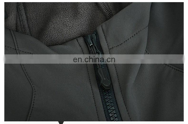 Custom Fashion Breathable Softshell Jacket Hoodies Winter Jacket