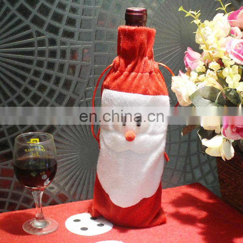 Christmas Bottle Bag Santa Claus Wine bottle Sets Christmas Decoration Supplies
