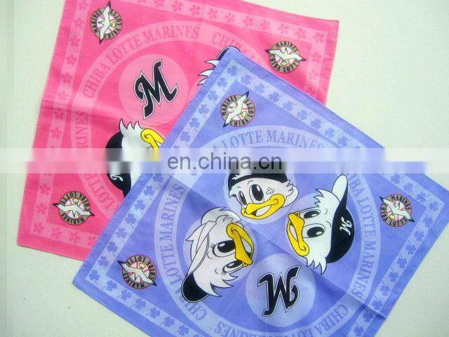 beautiful design for children's printed cotton handkerchief