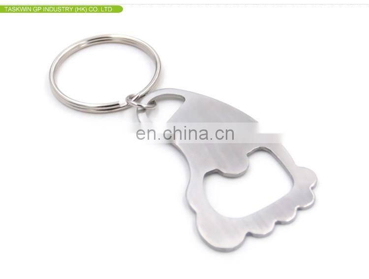 2017 new beautiful design high quality cheap custom Bottle opener metal keychain