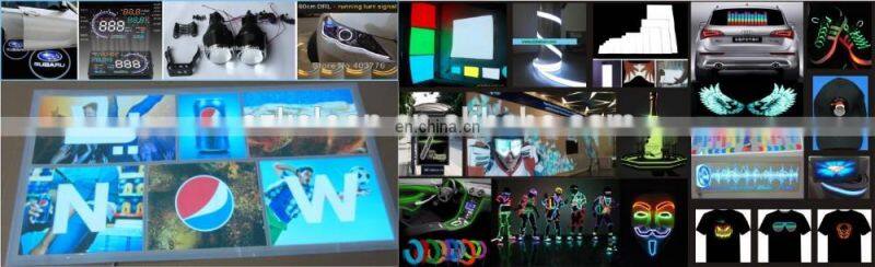 Uber el flashing car sticker glow car sticker on can window with 2AA battery inverter free shipping new uber