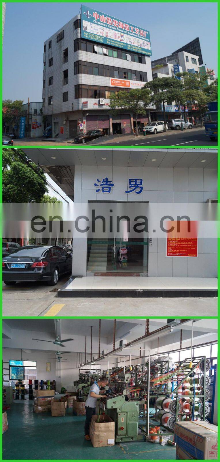 Factory custom adjustable travel luggage belt printed strap with plastic buckle