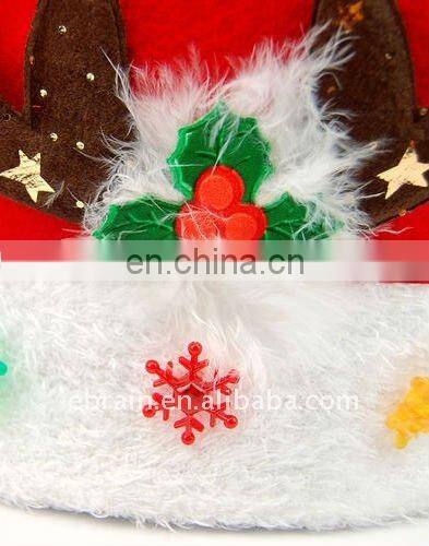 LED Deerhorn Christmas Cap
