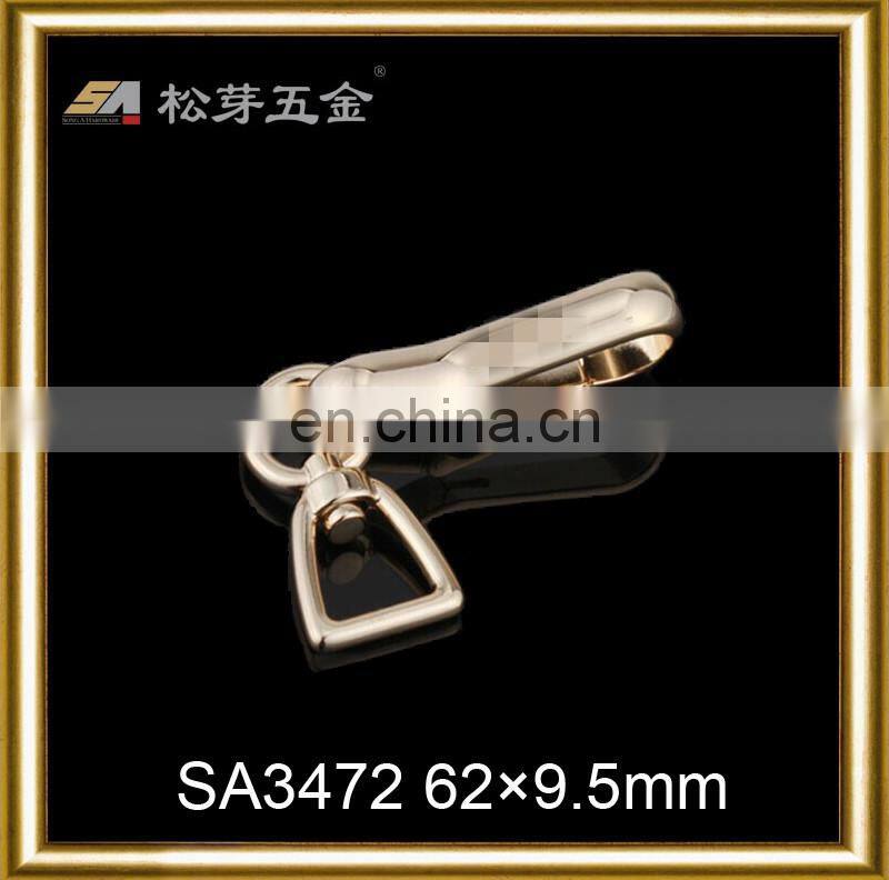 High quality zinc alloy metal gold zipper puller
