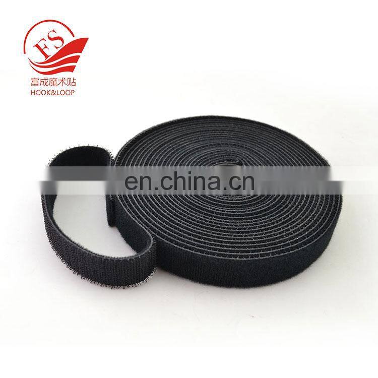 Back to back hook and loop magic tape strap