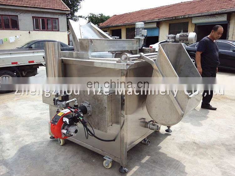 Automatic banana and potato chips fryer machine Onion rings frying machine
