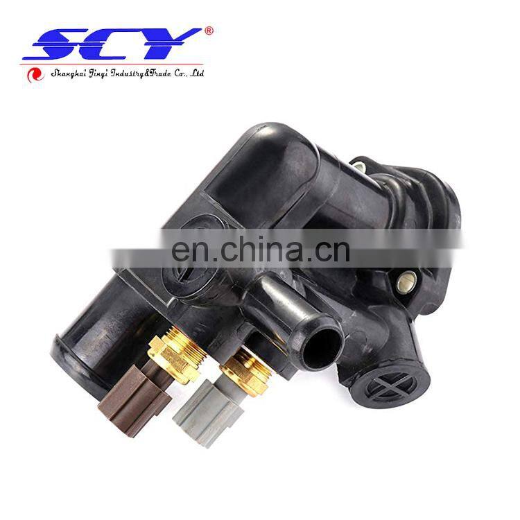 Thermostat Housing Assembly w/ Sensor suitable for Ford F-100 Ranger Mazda B2500 F87Z8592A F87E8592AM F87Z8592AM