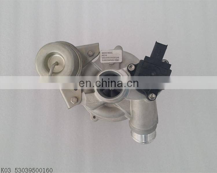 Turbocharger used for CITROEN C4 PEUGEOT 3008 1.6TDS3 engine parts K03 turbo 9807375580 53039500160