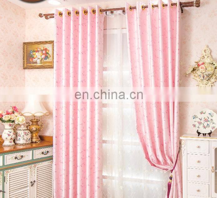 100% polyester jacquard curtain cheap classic design