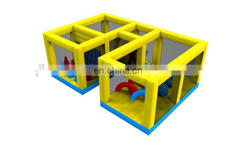 2020 boom camp fitness indoor inflatable obstacle course for kids