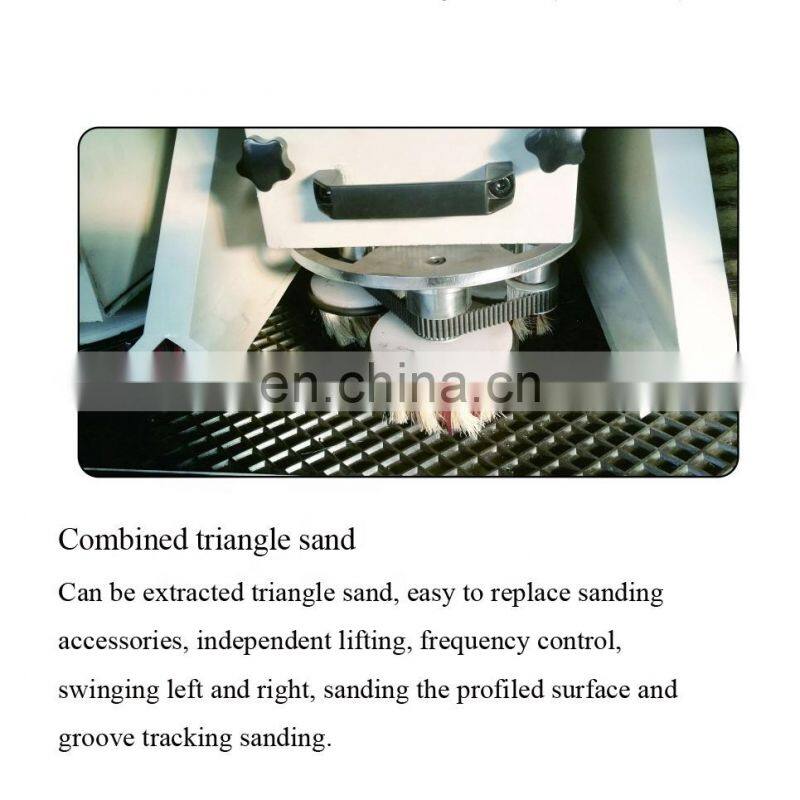 Factory Sales Heavy-duty automatic touch screen shaped sander-9Z Sanding Woodworking Machine/brush polishing sanding machine