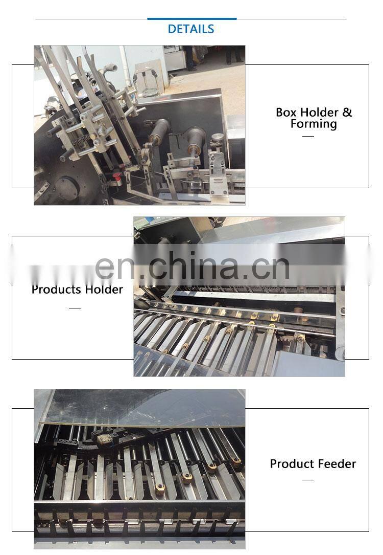 factory price automatic carton box packaging machine