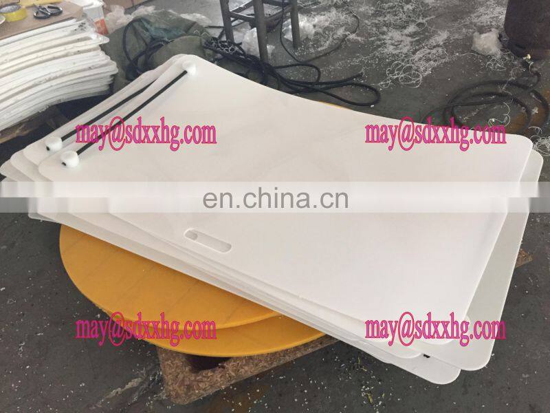 High density polyethylene shooting pad / ice rink hockey skill pad