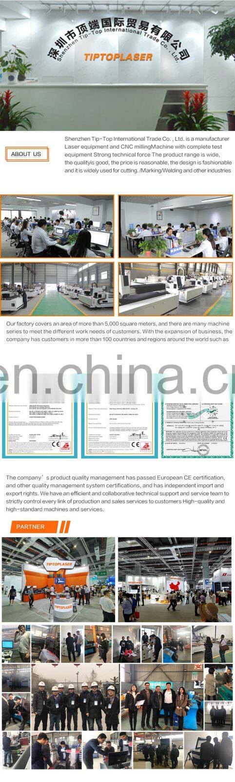 High technology TPF-2060 fiber laser metal cutting machine with economic price