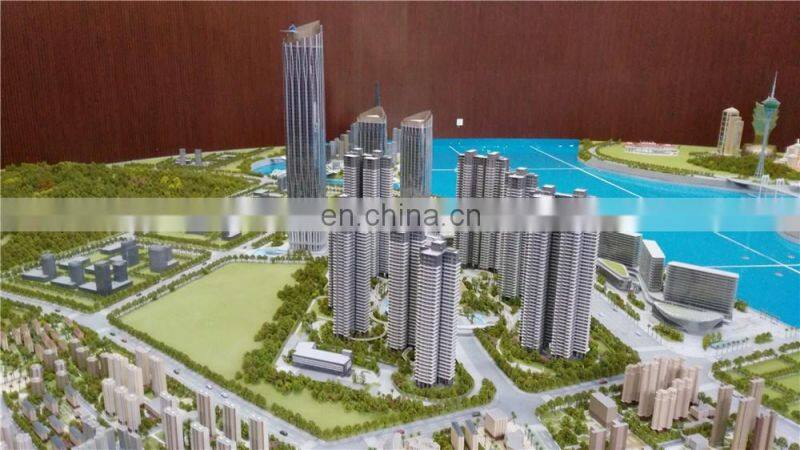 Hongkong city planning model for project bidding , architectural site models