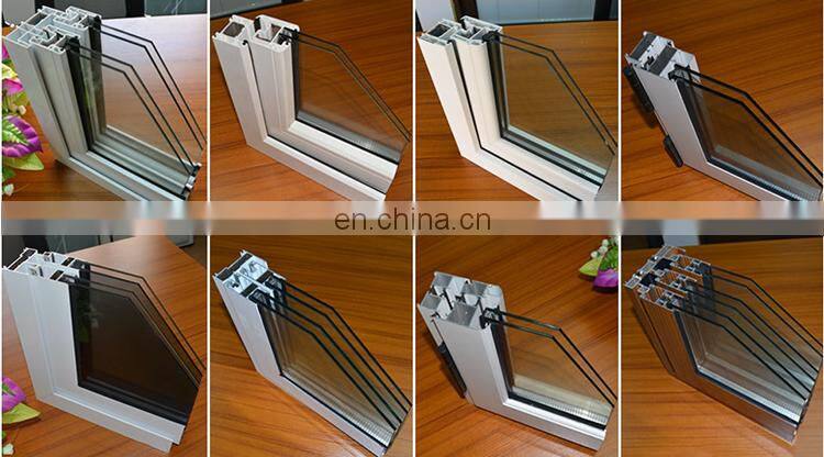 Custom size uganda aluminum wood sliding window and door design