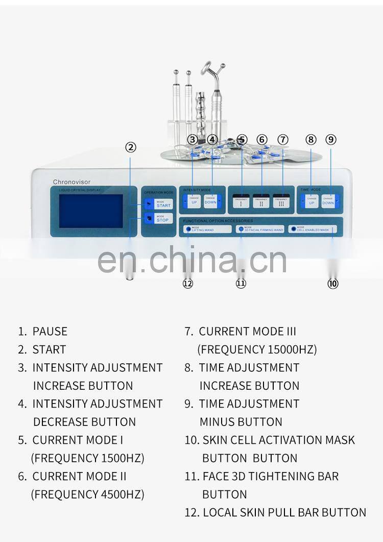Multi-functional BIO Microcurrent Roller Massage Beauty Equipment Anti Aging Face Lifting Zoom Out Pores Eye Care Beauty Machine