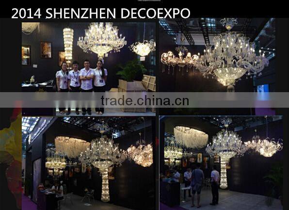 Luxury Glittering Living Room Ceiling Murano Decoration