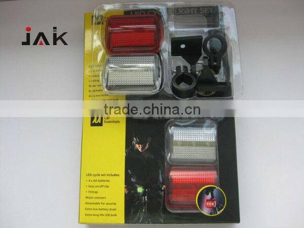 bicycle lamp led warning light for bicycle 3 led