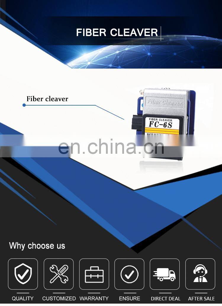 FTTH High Precision FC-6s Fiber Optic Cable Cleaver Optical Fiber Cutter