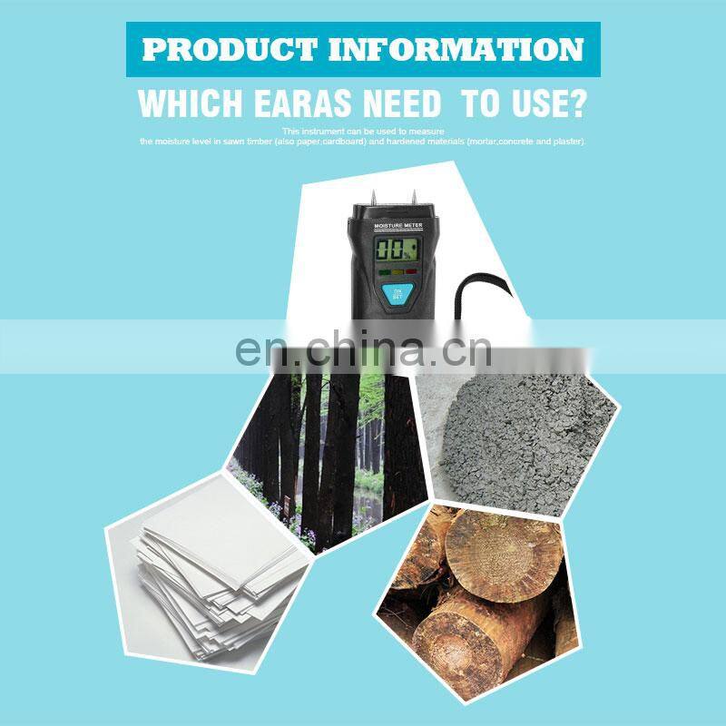 All-sun EM4813 Portable Wood Moisture Meter Digital Thermometer