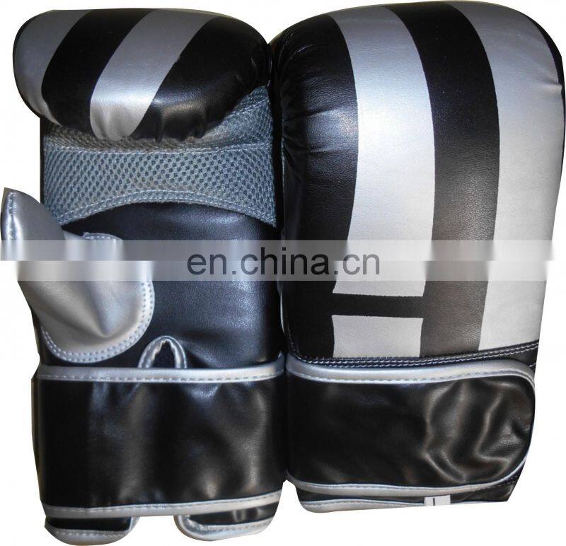 Manufacturer Supplier high quality printing MMA leather boxing gloves Leather Professional Boxing Gloves