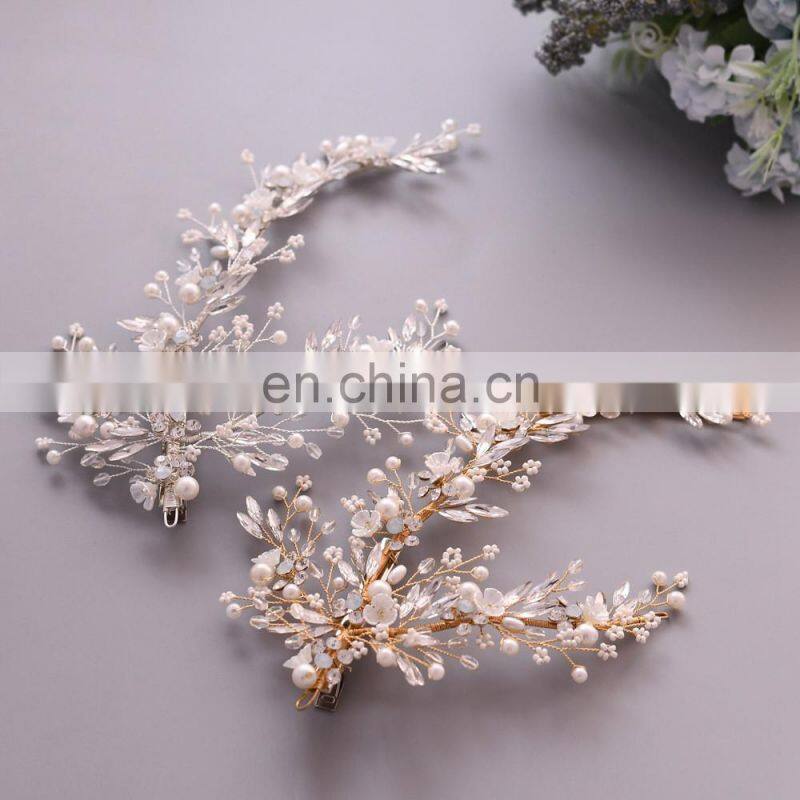 Silver Gold Bride Headwear Rhinestone Hair Jewelry for Women Tiaras Luxury Crystal Wedding Crown Diamond Bridal Headwear