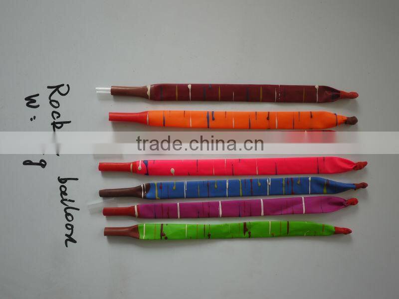 rocket balloon, long balloon for decor an kids toy