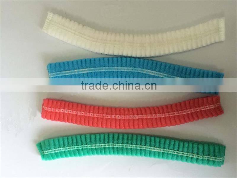 Colorful disposable bouffant cap, mushroom caps