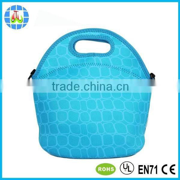 personalized neoprene lunch food tote for promotion