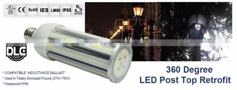 High power parking lot lights LED corn light E40 corn bulbs 75w
